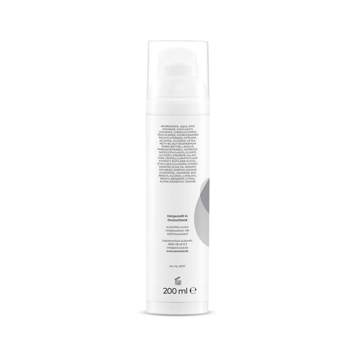 ALMIVITAL Zinksalbe 200 ml – Intensiver Schutz und Pflege für gereizte Haut