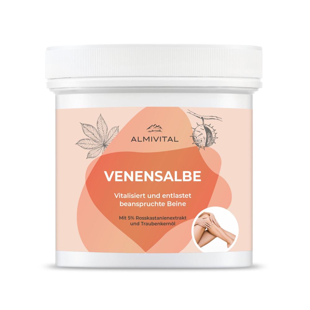 ALMIVITAL Venensalbe 250 ml – Leichte und entspannte Beine den ganzen Tag