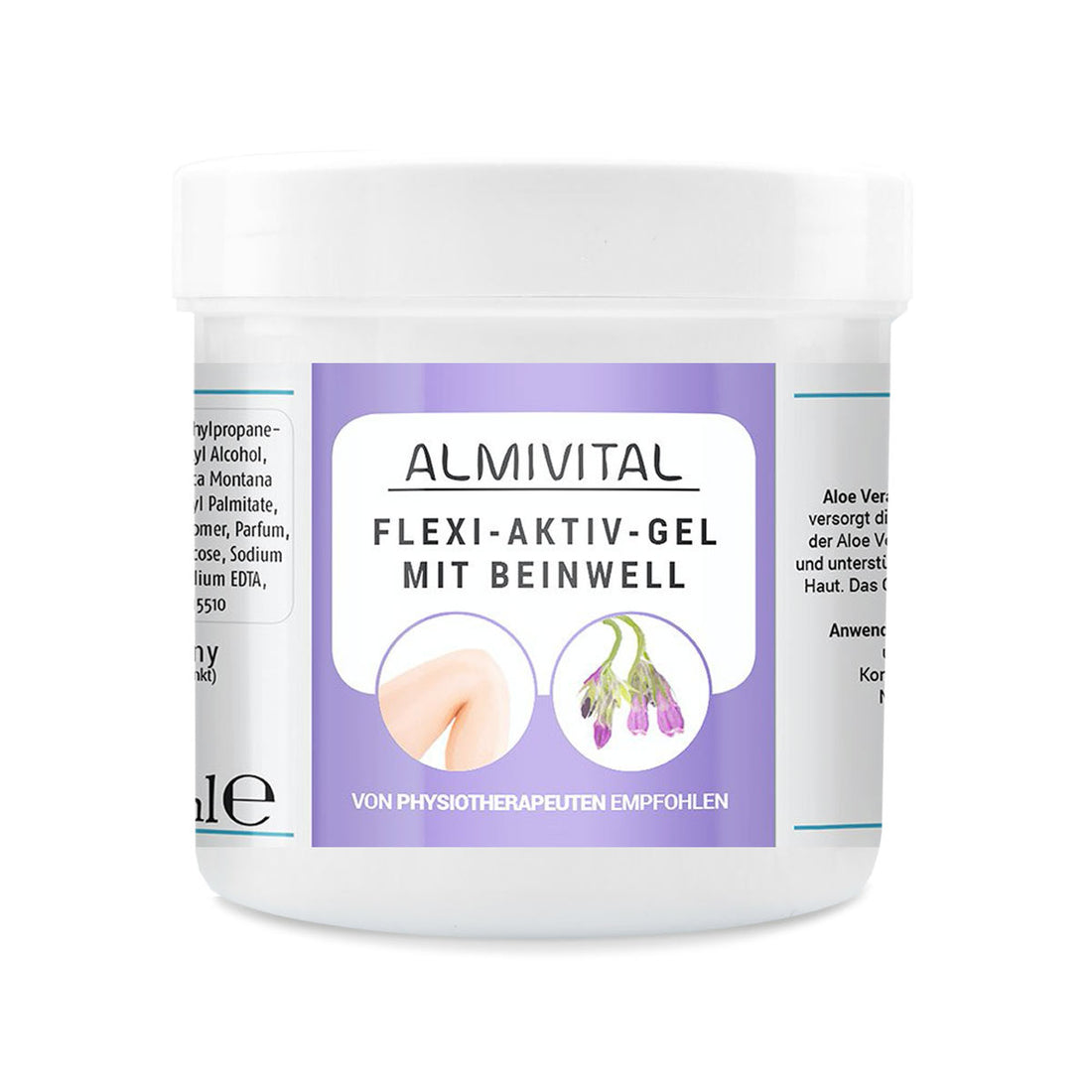 ALMIVITAL Flexi-Aktiv-Gel mit Beinwell 500 ml – Kühlende Pflege für strapazierte Haut