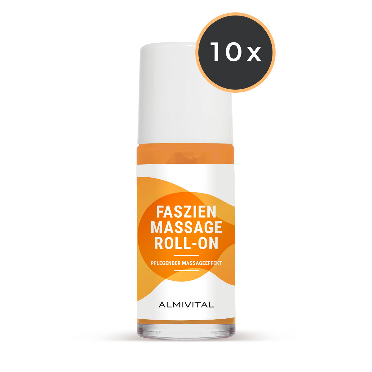 ALMIVITAL Faszien Massage Roll-On 50 ml – Pflegende Faszienmassage für unterwegs mit Hyaluronsäure und Ingwerextrakt