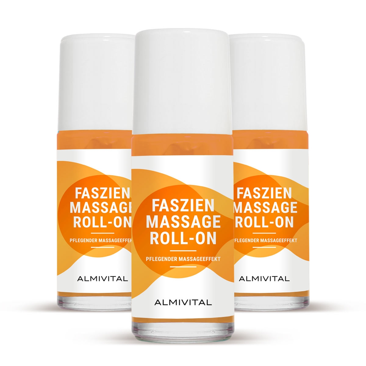 ALMIVITAL Faszien Massage Roll-On 50 ml – Pflegende Faszienmassage für unterwegs mit Hyaluronsäure und Ingwerextrakt