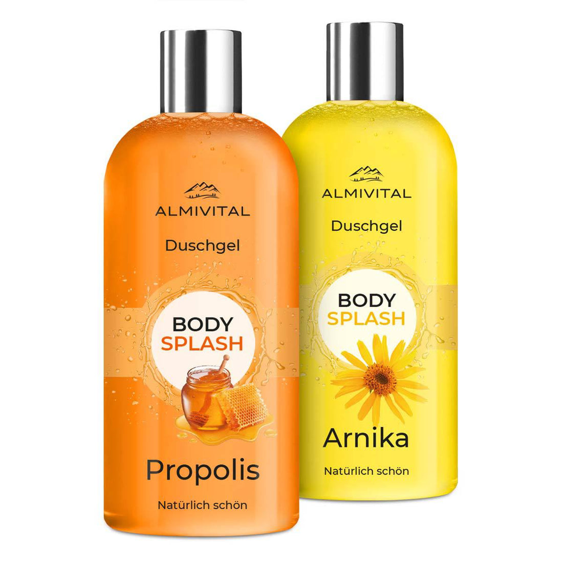 ALMIVITAL Bodysplash Spar-Set – Sanfte Pflege mit Arnika &amp; Propolis, 2 x 500 ml