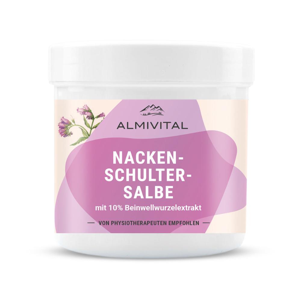 ALMIVITAL Nacken &amp; Schulter Salbe 250 ml – Entspannung und Linderung bei Verspannungen